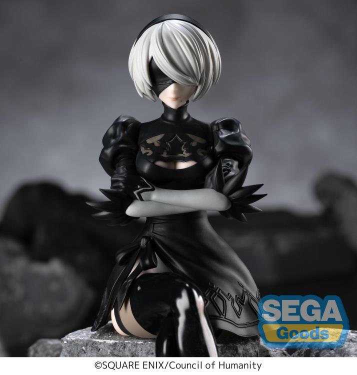 SEGA PREMIUM PERCHING FIGURE NIER: AUTOMATA VER.1. 1A 2B SEGA PREMIUM PERCHING FIGURE NIER: AUTOMATA VER.1. 1A 2B